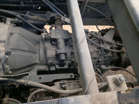 ขายรถพ่วง 22 ล้อ 2 เพลา แม่-ลูก กระบะเหล็กสามมิตรล๊อนเฉียง  HINO  เมก้า 260 ปี.47 รถสวย