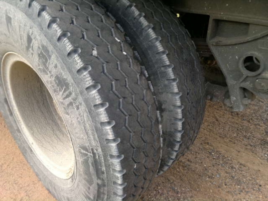 ขายรถพ่วง 22 ล้อ 2 เพลา แม่-ลูก กระบะเหล็กสามมิตรล๊อนเฉียง  HINO  เมก้า 260 ปี.47 รถสวย