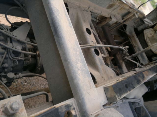 ขายรถพ่วง 22 ล้อ 2 เพลา แม่-ลูก กระบะเหล็กสามมิตรล๊อนเฉียง  HINO  เมก้า 260 ปี.47 รถสวย