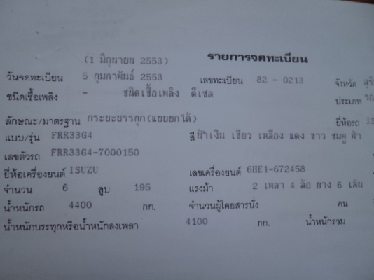 ขายรถ6ล้ออีซูซุเดก้า195แรงม้า สภาพสวยๆๆๆๆ พร้อมโอนคับ