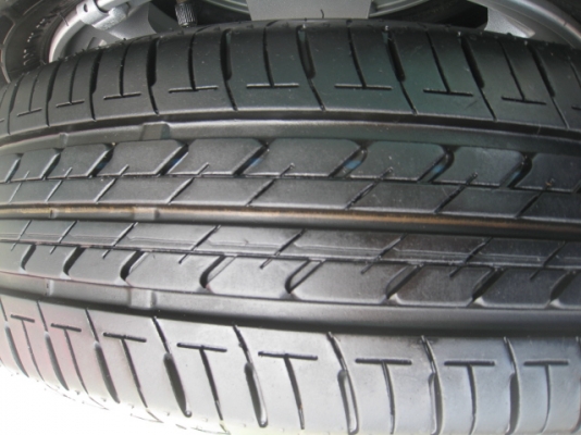 ขายล้อแม็ก Mitsubishi mirage 14"x4.5" et46 4รู100 +ยางปลายปี 12  (081-3747940)