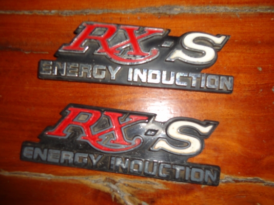 โลโก้ฝากระเป๋า YAMAHA RX-S  1 คู่ โทร.081-005-8785