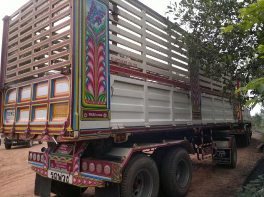 ขายรถพ่วง 22 ล้อ 2 เพลา แม่-ลูก กระบะเหล็กคอกเกษตรดั้ม ISUZU FXZ DECA 320 ปี.49 รถสวยมากๆ ยางเต็ม สนใจโทร