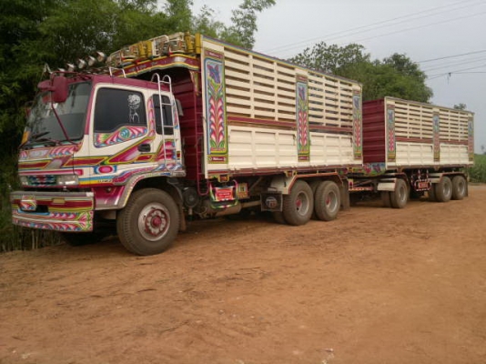 ขายรถพ่วง 22 ล้อ 2 เพลา แม่-ลูก กระบะเหล็กคอกเกษตรดั้ม ISUZU FXZ DECA 320 ปี.49 รถสวยมากๆ ยางเต็ม สนใจโทร