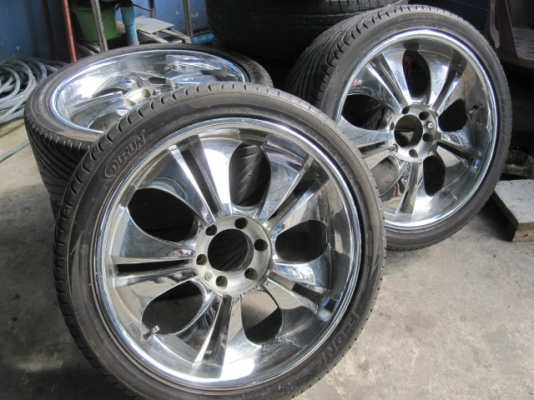 ขายแม็กพร้อมยาง ขอบ 22ใส่กระบะ 6 รูทั่วไปครับ ขายแม็กพร้อมยาง ขอบ 22ใส่กระบะ 6 รูทั่วไปครับ