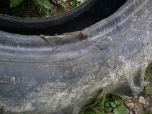 ขายยางหน้าติดรถไถยันม่าร์ 7-14