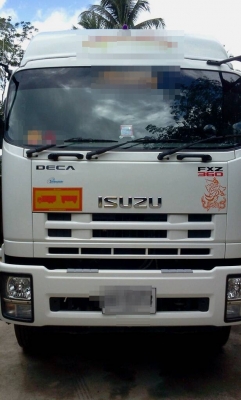 ISUZU FXZ360 ปี 2555 พร้อมหางสามเพลาดั้ม smm