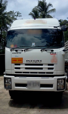 ISUZU FXZ360 ปี 2555 พร้อมหางสามเพลาดั้ม smm