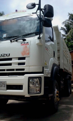 ISUZU FXZ360 ปี 2555 พร้อมหางสามเพลาดั้ม smm