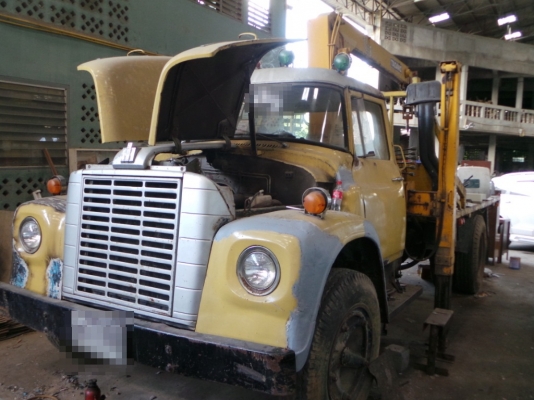 รถบรรทุกติดเครน ยี่ห้ออินเตอร์ เครื่องเปลี่ยน เครื่องเดิม เพอร์กิ้นยังอยู่ รถบรรทุกติดเครน ยี่ห้ออินเตอร์ เครื่องเปลี่ยน เครื่องเดิม เพอร์กิ้นยังอยู่