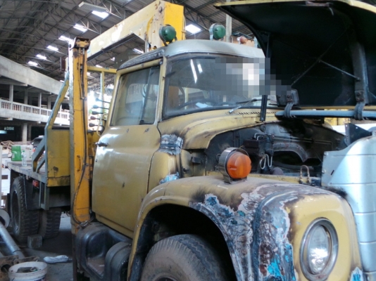 รถบรรทุกติดเครน ยี่ห้ออินเตอร์ เครื่องเปลี่ยน เครื่องเดิม เพอร์กิ้นยังอยู่ รถบรรทุกติดเครน ยี่ห้ออินเตอร์ เครื่องเปลี่ยน เครื่องเดิม เพอร์กิ้นยังอยู่