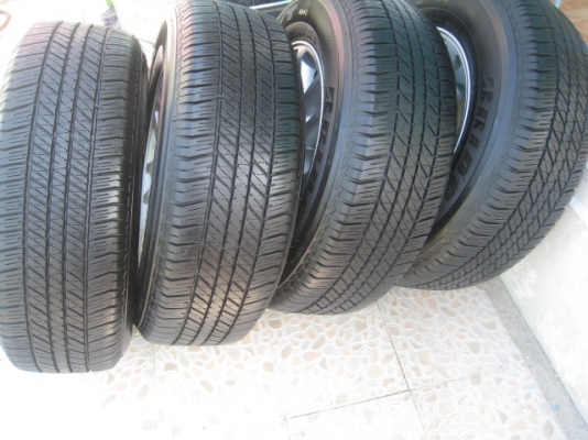 ขายล้อแม็ก vigo champ 17"x7.5" et30 6รู 139 + ยางปี 12 (081-3747940)