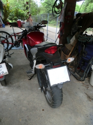 ขาย CBR250I no abs สีแดง - เทา