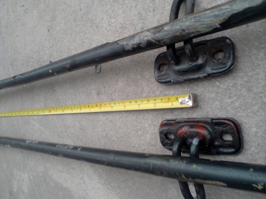 ราวตะขอติดกระบะ ยาว 2.10 ม.