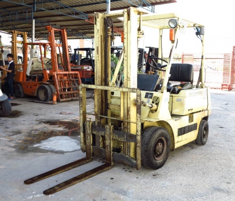 รถยกน้ำมันเบนซินขนาด 1.5 ตัน เสาสูง 3 เมตร Mitsubishi FG15 F2