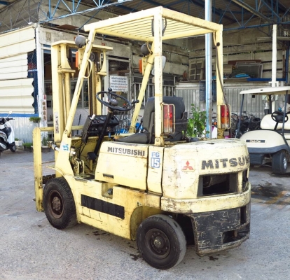 รถยกน้ำมันเบนซินขนาด 1.5 ตัน เสาสูง 3 เมตร Mitsubishi FG15 F2