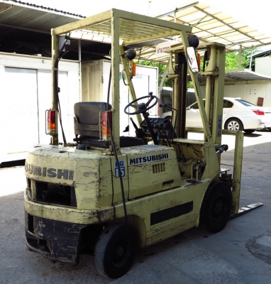 รถยกน้ำมันเบนซินขนาด 1.5 ตัน เสาสูง 3 เมตร Mitsubishi FG15 F2