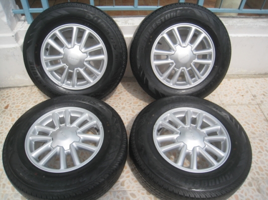 ขายล้อแม็กป้ายแดง  All New Isuzu d-max 16"x6.5" et41 6รู139 +ยางปี 13 (081-3747940)