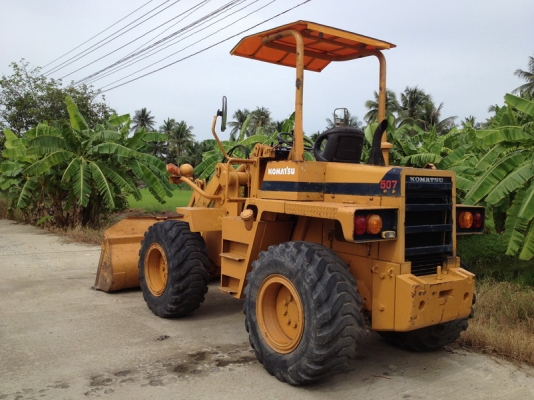 ขายรถตักล้อยาง เอวอ่อน KOMATSU - 507 มือสองญี่ปุ่น นำเข้าเอง พร้อมใช้งาน