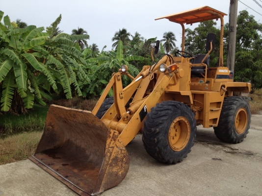 ขายรถตักล้อยาง เอวอ่อน KOMATSU - 507 มือสองญี่ปุ่น นำเข้าเอง พร้อมใช้งาน