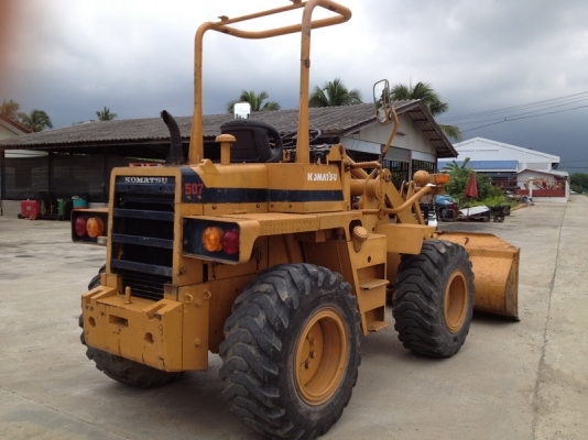 ขายรถตักล้อยาง เอวอ่อน KOMATSU - 507 มือสองญี่ปุ่น นำเข้าเอง พร้อมใช้งาน