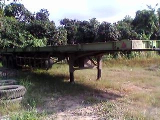 ขายหางพื้นเรียบเหล็ก 2 เพลา 12 เมตร สวยพร้อมใช้ ราคา 260000