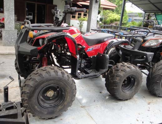 ขายรถ ATV 125cc และ 250cc ราคา 18000-35000 บาท ขี่แค่สองครั้ง สภาพ มากกว่า 90\%