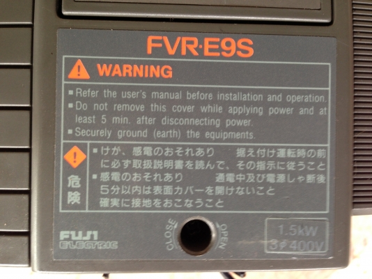 ขาย Inverter 2 HP ของ FUJI สภาพสวย 3 ตัวครับ