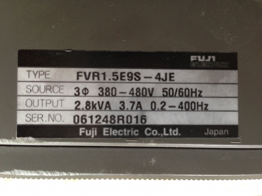 ขาย Inverter 2 HP ของ FUJI สภาพสวย 3 ตัวครับ