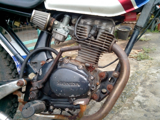 Honda FTR Tracker + CG110 ตัวเครื่องแรงอัดดีครับ