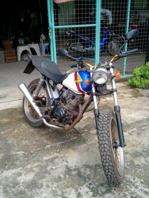 Honda FTR Tracker + CG110 ตัวเครื่องแรงอัดดีครับ