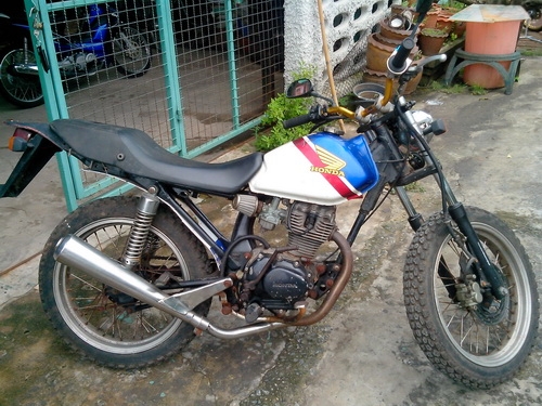 Honda FTR Tracker + CG110 ตัวเครื่องแรงอัดดีครับ