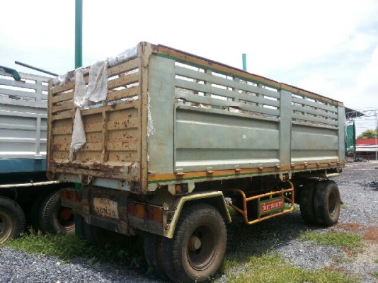 ลูกพ่วงดั้ม 2คาน (พนัส) ยาว6เมตร  รถใช้งานอยู่ ขายตามสภาพ