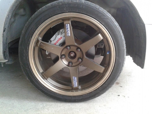 ขายล้อte37ขอบ19 ล้อเดิมๆแตนๆ 8.5*9.5 พร้อมยาง 24500