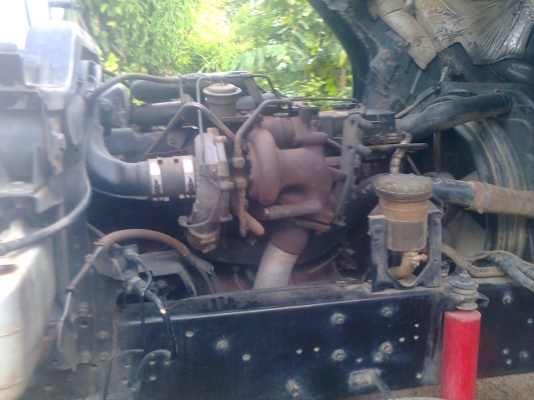 10 ล้อ ISUZU 2 เพลา 195 เทอรโบอินเตอร์ เทเลอร์บรรทุกรถเกี่ยว