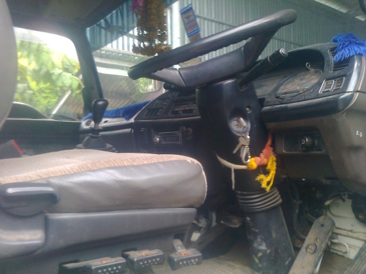 10 ล้อ ISUZU 2 เพลา 195 เทอรโบอินเตอร์ เทเลอร์บรรทุกรถเกี่ยว