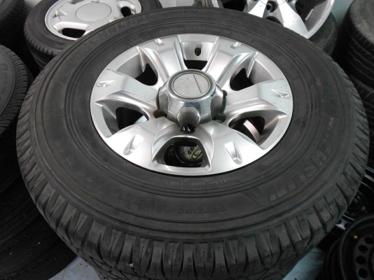 ขายล้อแม็ก JRD ขอบ 15 (6/139)พร้อมยางมิชลิน 235/75/15 ปี 09/เทิร์นได้-ใส่ฟรีค่ะ