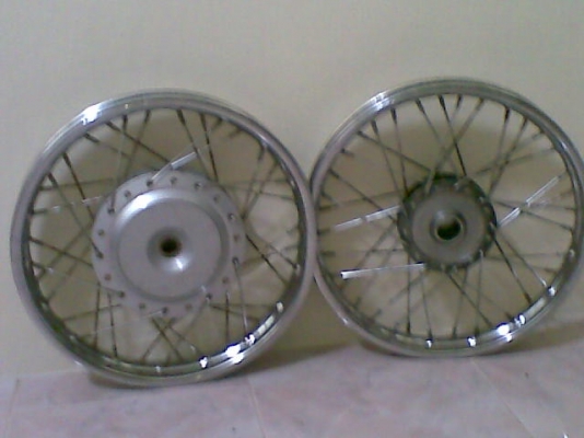 ขายดุมติดล้อเดิมhonda คลิก1คู่ราคา400บาท0831799040โส