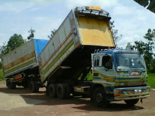 ขายรถ 18 ล้อพ่วงแม่-ลูกดัมพ์ ISUZU DECA 270 ปี 2542 ลูกพ่วงกระบะดัมพ์อลูมิเนียมคอกเกษตร 2 คาน เจ้าของให้จัดไฟแนนซ์ได้ ราคา 2550000