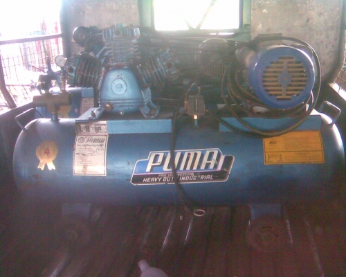 ปั้มลมพูมา 3 หัว 150 ลิตร  ไฟบ้าน 220 v