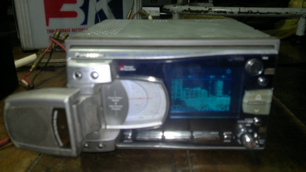ขายวิทยุcdรถยนต์หน้าสไลด์ไฟฟ้าpanasonic