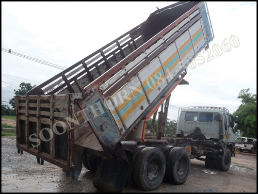 ขายด่วน รถบรรทุก 10 ล้อดั้ม HINO 3H 195 แรง/ 2 เพลา สภาพเดิมๆ สวยพร้อมใช้งาน ราคาสุดคุ้ม