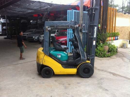 ขายฟอร์คลิฟต์KOMUTSU FG15C-20  เสาสูง 4 เมตร มีฮิ้งฟอร์ค เกียร์ MT  5400 ช.ม  ขอบคุณมากครับ หจก.เกษมรับเบอร์ ขอนแก่น  (รับประกันเครื่องยนต์ 6 เดือน จัดส่งฟรีทั่วประเทศ)