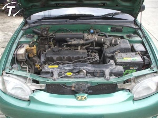 ขาย ฮุนได ACCENT ปี99 สีเขียว เกียร์ธรรมดา ติดแก๊สแล้ว สวยมาก ด่วน 53000