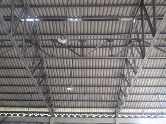 ขายโครงสร้าง 22x25เมตร 2 หลังคู่ สามารถนำมาต่อกันเป็น 22x50 ได้ สวยครับ ราคาไม่แพง