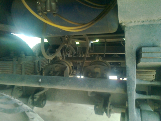 ลูกพ่วง 3 เพลาแท้ กระบะอลูมิเนียม ยาว 7 เมตร ปี 55