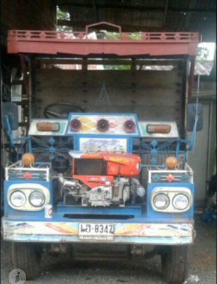 ขายอีแต๋นคอกใหญ่ 4ล้อ เครื่อง คูโบต้า 14 แรง ใหม่เอี่ยม มีเกียร์สโลว์เด้อ