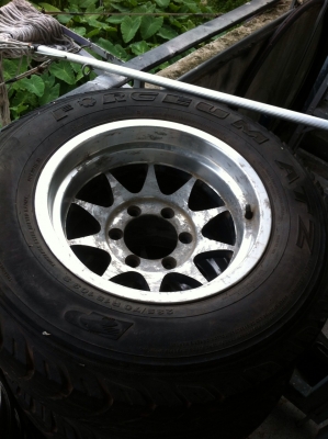 ล้อ JRD พร้อมยาง เหมาะสำหรับรถกระบะยกสูง