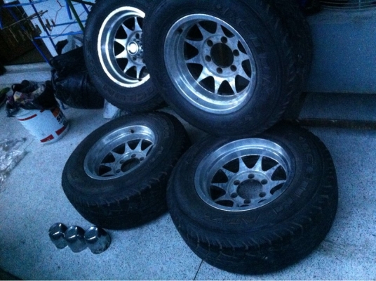 ล้อ JRD พร้อมยาง เหมาะสำหรับรถกระบะยกสูง