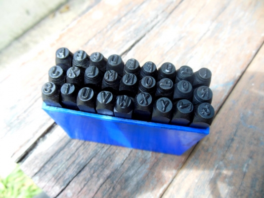 เหล็กตอกตัวอักษร ขนาด 4, 6, 8 mm